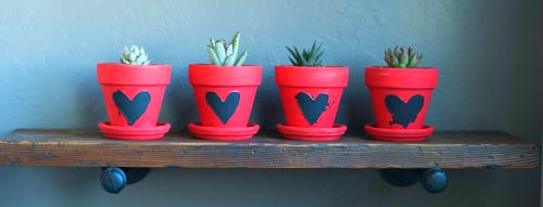 Valentine's Day Flower Pot DIY