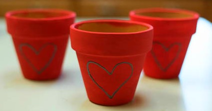 Valentine's Day Flower Pot DIY