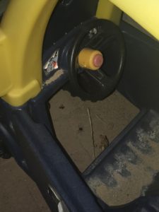 Black Widow on Child's Toy