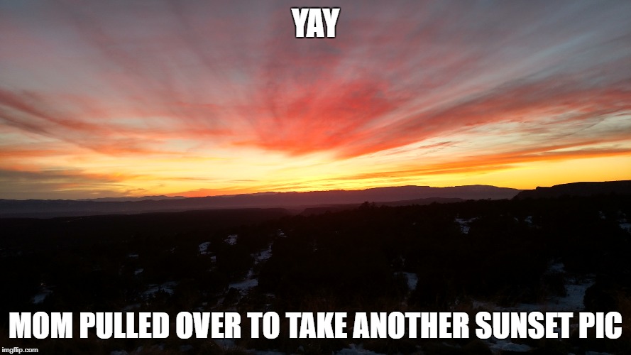 NM sunset