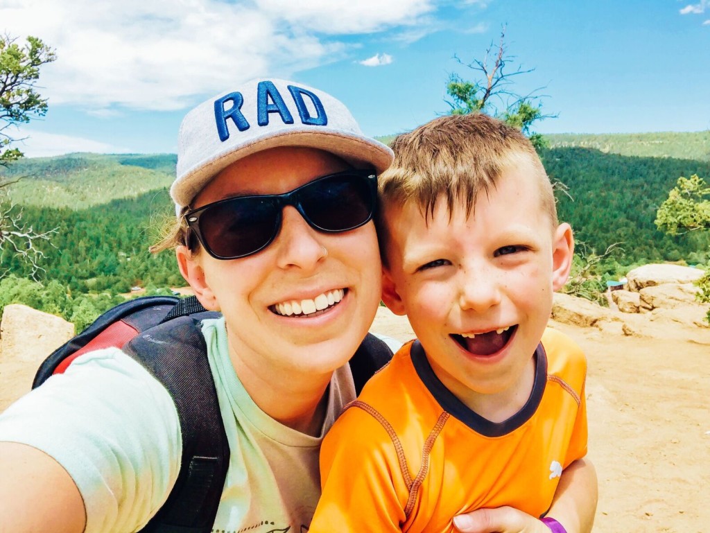 mom and son Albuquerque Moms Blog