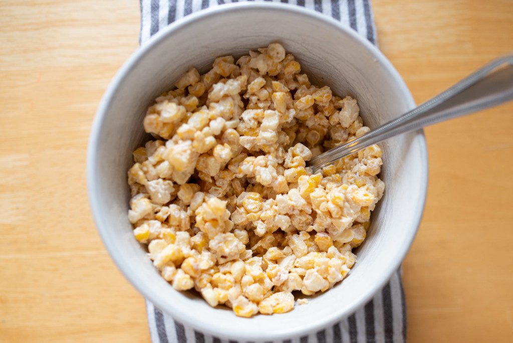 mexican street corn recipe by Mandie Segura for Albuquerque Moms Blog
