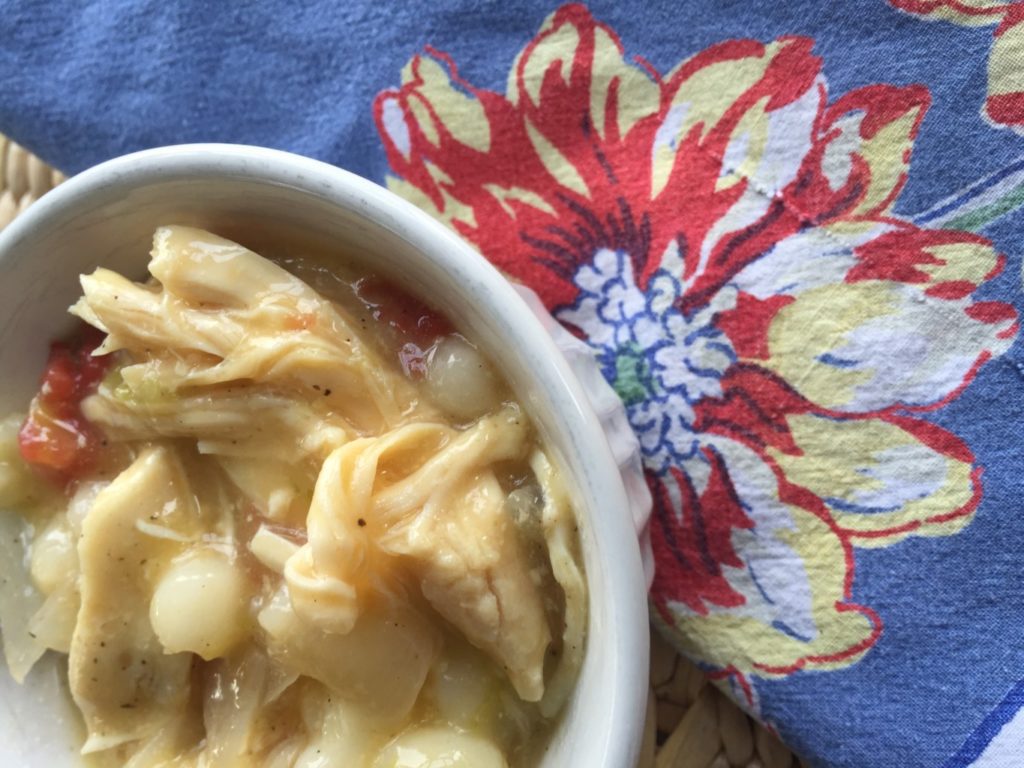 Green Chile Chicken Posole from Albuquerque Moms Blog