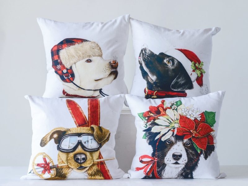Xmas Pup pillows Xmas Pup pillows