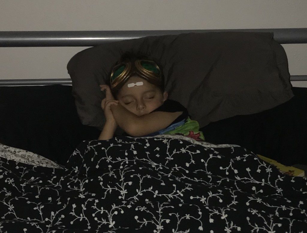 Sleeping Like an Angel (if that angel flies imaginary helicopters into walls) Albuquerque Mom's Blog