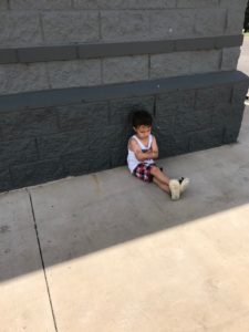 Sad Toddler on Sidewalk Albuquerque Mom's Blog Sad Toddler on Sidewalk Albuquerque Mom's Blog