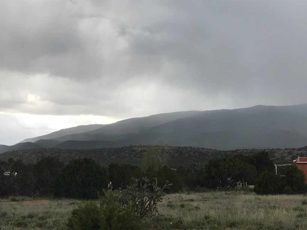 Clouds, mountains