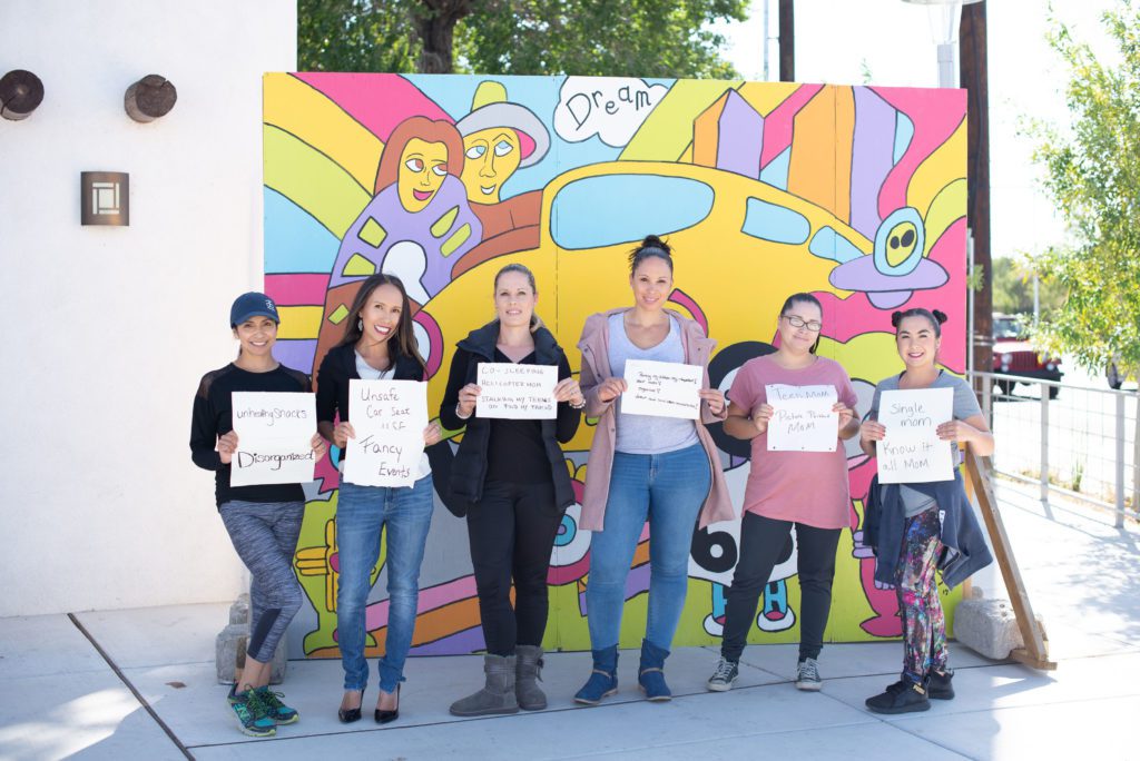 Mom Project participants baring their judgements