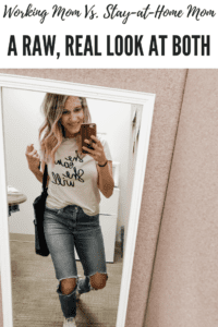 stay at home mom vs working mom, a raw, real look at both
