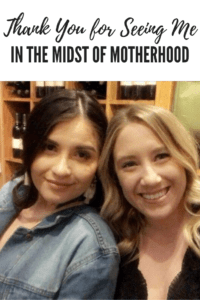 Thank you for seeing me in the midst of Motherhood, ABQ Moms