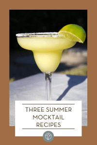 three summer mocktail recipes