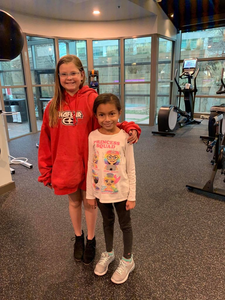 My oldest and her long time best friend in Denver