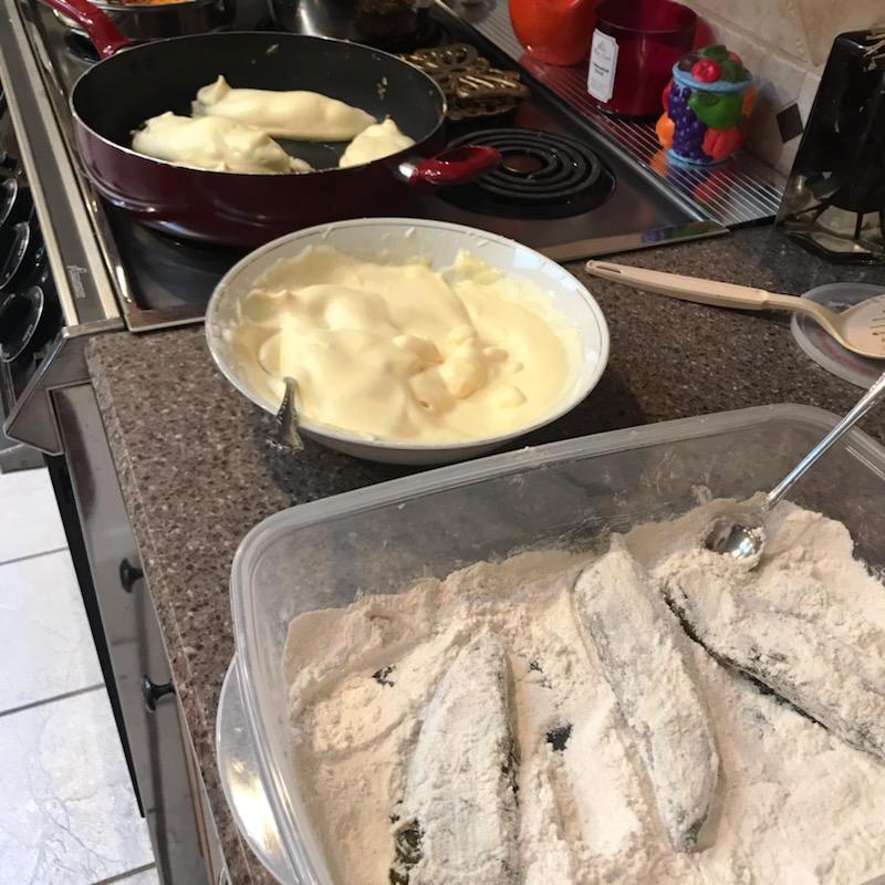 Fall recipe - chile rellenos