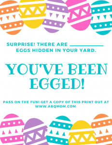 You've been egged, Albuquerque