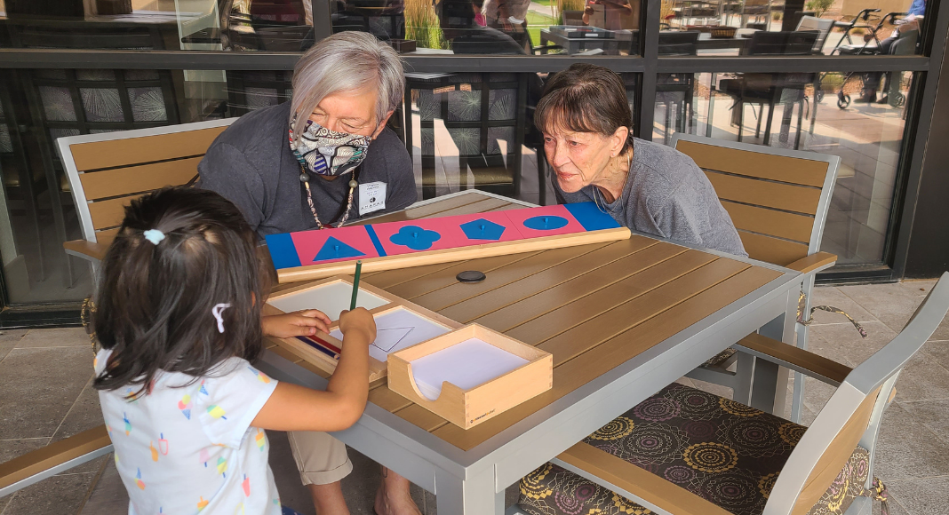 intergenerational care Amaran Senior Living ABQ Mom