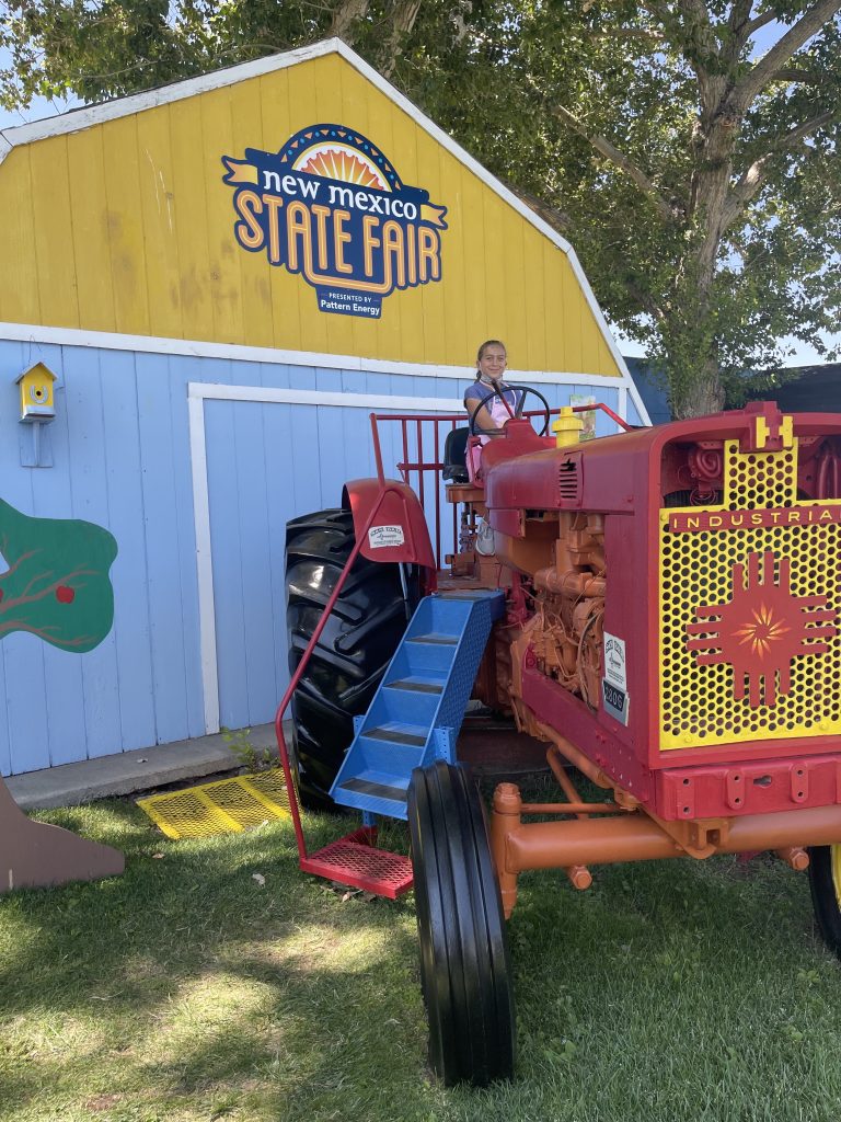 kids barn at New Mexico State Fair, SunZia farm
