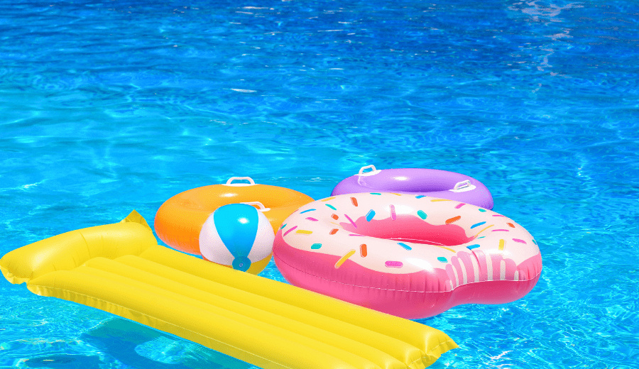 Pool summer heat