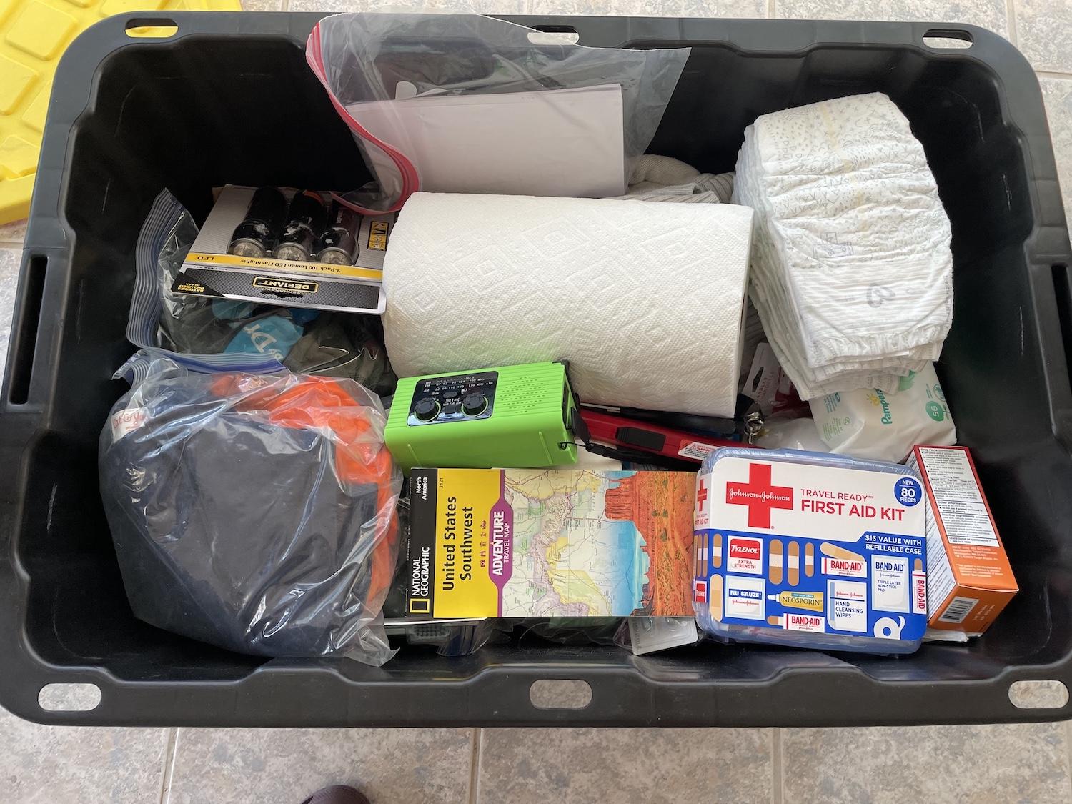 Pack an emergency kit to be ready for any disaster