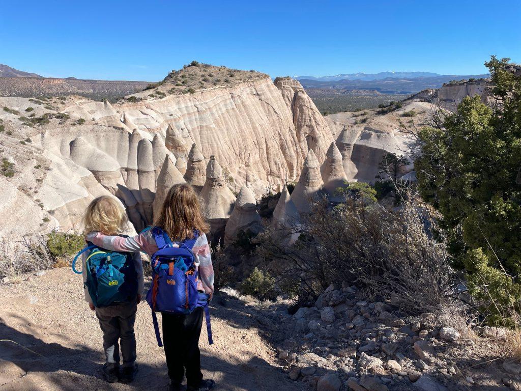 Hiking Tent Rocks with Kids
