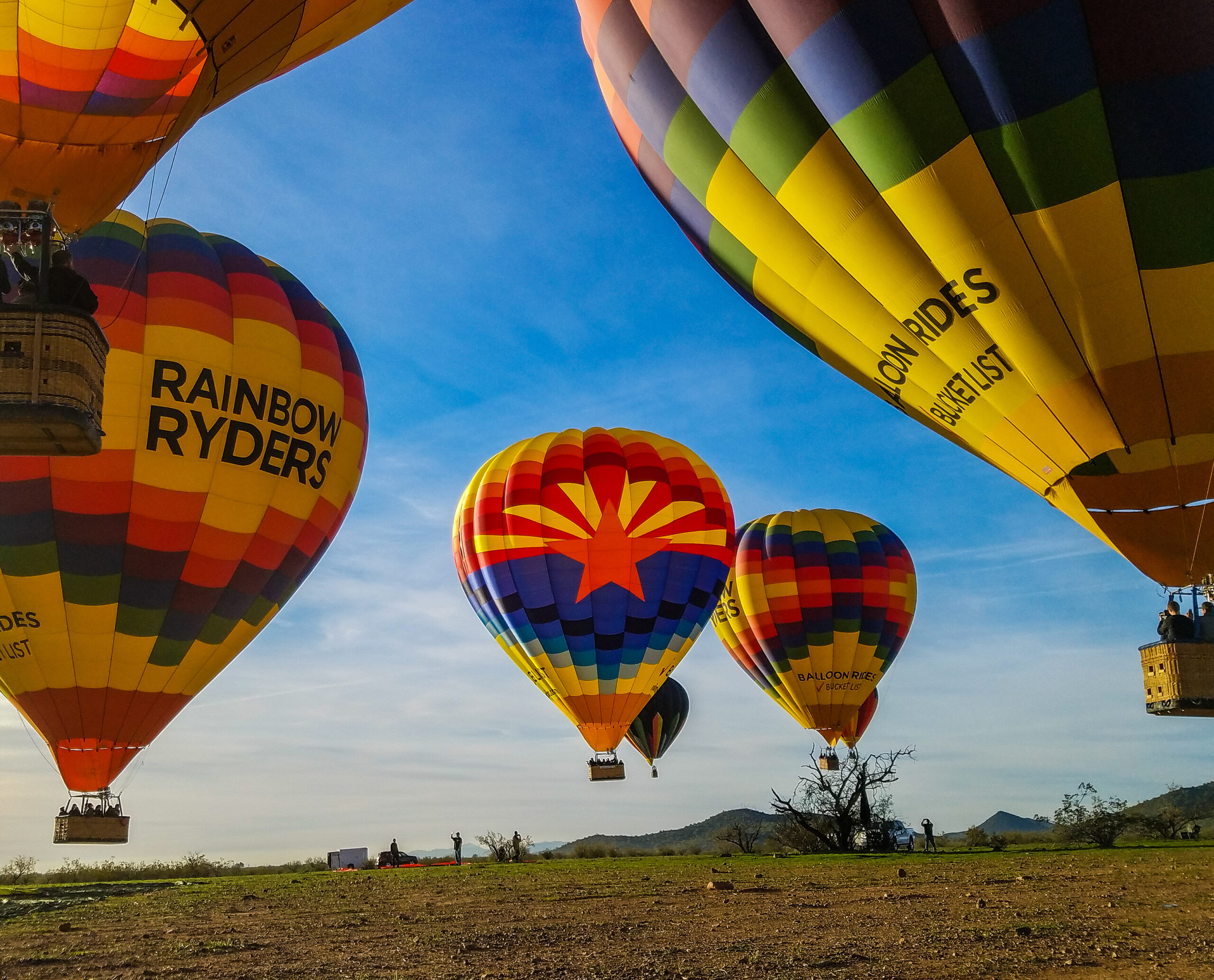 A Rainbow Ryders Hot Air Balloon Ride Over Albuquerque